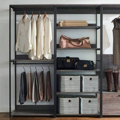 Monica Wood Walk - in Closet System