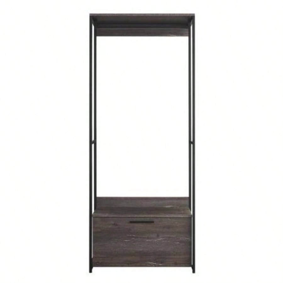 Monica Wood Walk - in Closet System