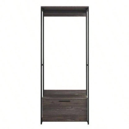 Monica Wood Walk - in Closet System