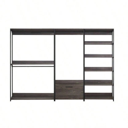 Monica Wood Walk - in Closet System