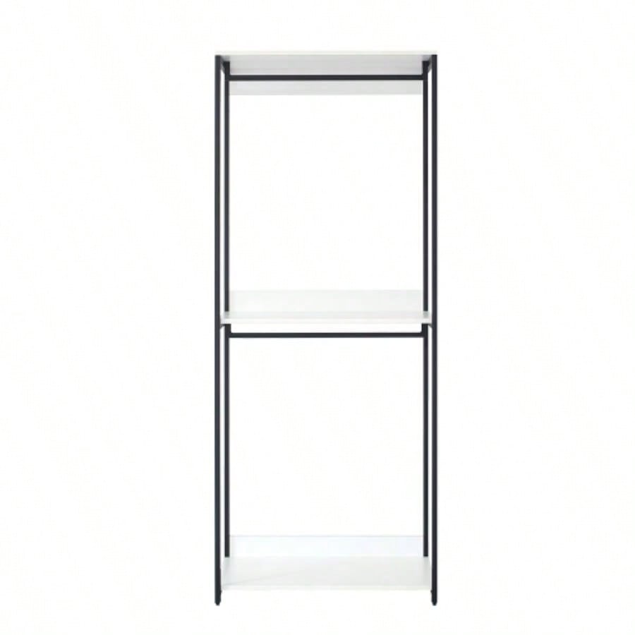 Fiona 32 Wood and Metal Walk - in Closet with One Shelf