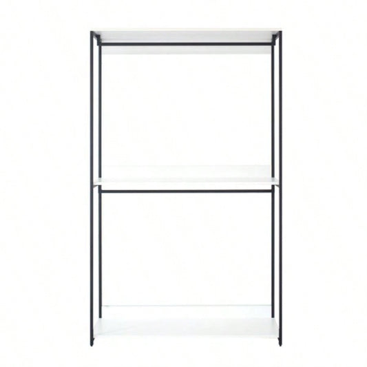 Fiona 47 Wood and Metal Walk - in Closet with One Shelf