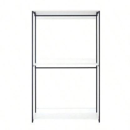 Fiona 47 Wood and Metal Walk - in Closet with One Shelf