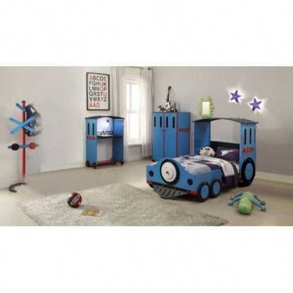 Blue, Red Black Twin Bed