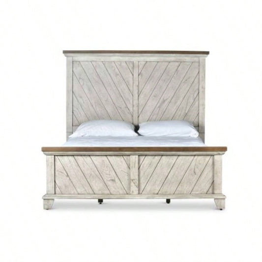 Bear - Bed - Whitewashed Gray