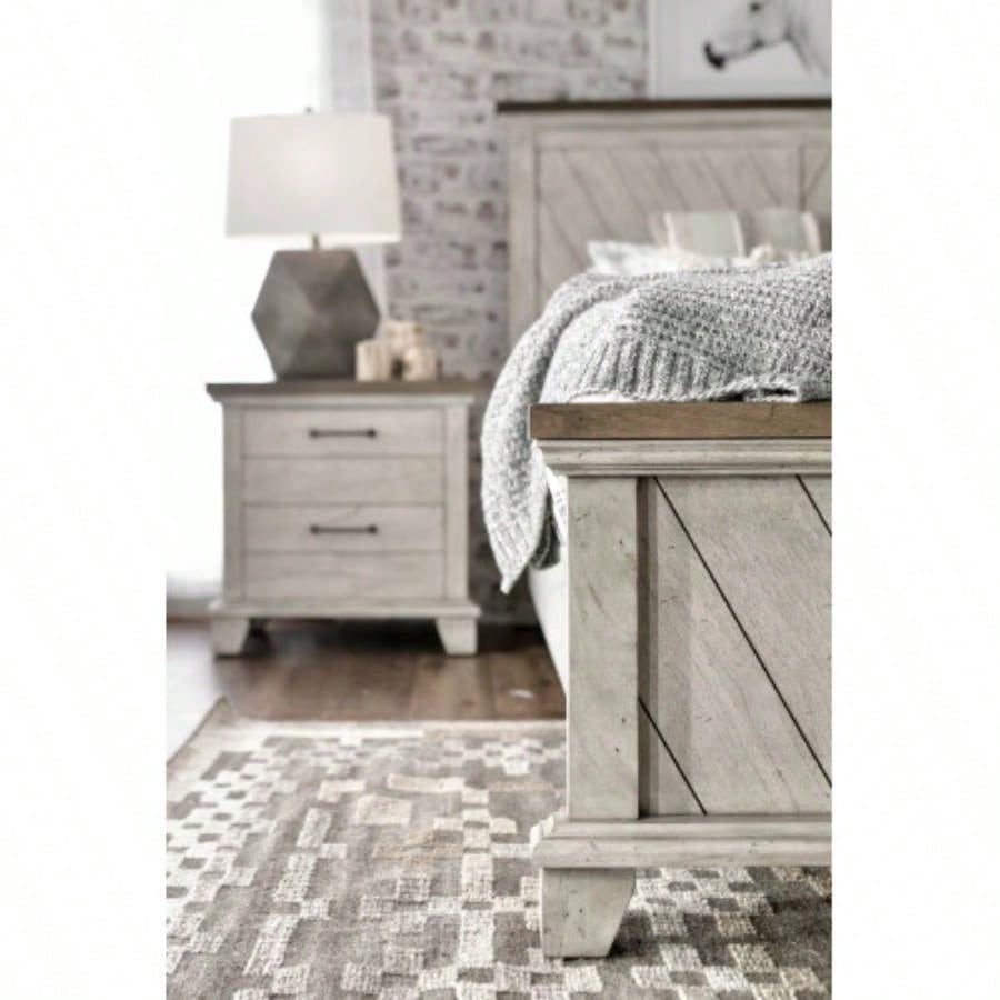Bear - Bed - Whitewashed Gray