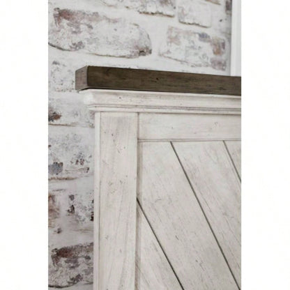 Bear - Bed - Whitewashed Gray