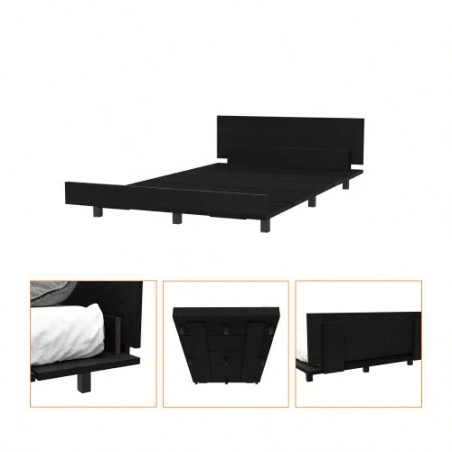 Portoalegre Twin Bed Base, Headboard