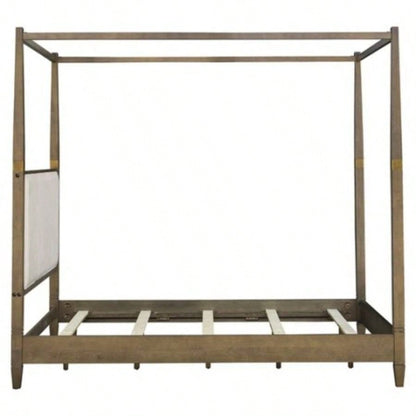 Canopy Bed Brown See below