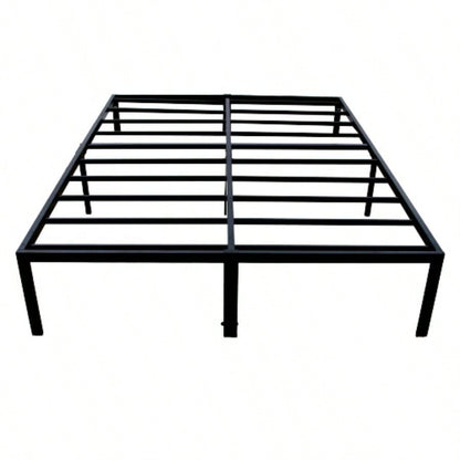 Modern Twin Steel Black Platform Foundation