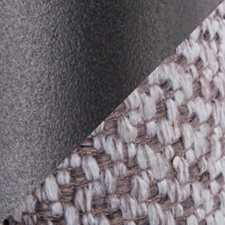 Braided Matisse Size Headboard in Black Metal and Fabric by LumiSource