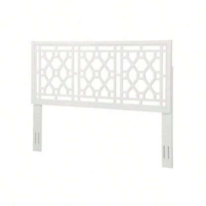 Tabor Chippendale White Headboard - King