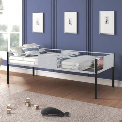 Triple Bunk Bed with Vent Board/ Sturdy Metal Frame/ Noise - Wood Slats/ Separatable into three beds/ No Box Spring Needed