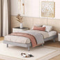 Modern Design Twin Size Floating Platform Bed Frame Color