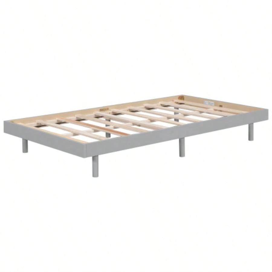 Modern Design Twin Size Floating Platform Bed Frame Color