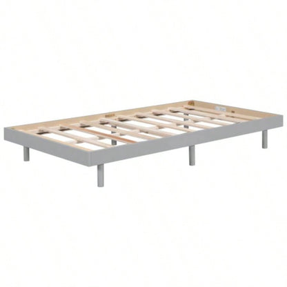 Modern Design Twin Size Floating Platform Bed Frame Color