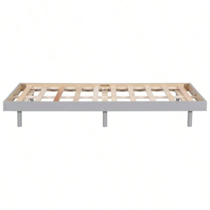 Modern Design Twin Size Floating Platform Bed Frame Color
