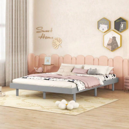Modern Design Twin Size Floating Platform Bed Frame Color