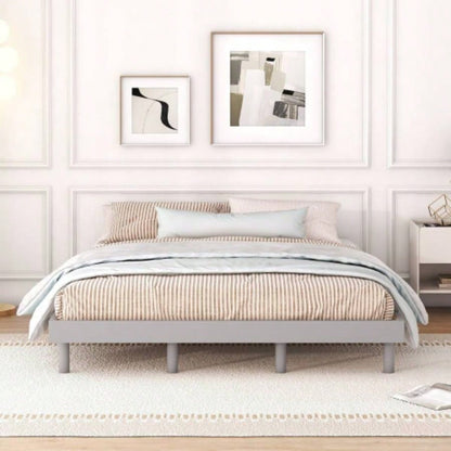 Modern Design Twin Size Floating Platform Bed Frame Color