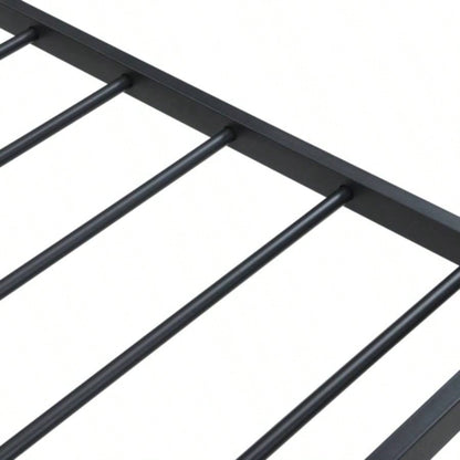 Twin Size Bed Frame, Heavy Duty Metal Bed Frame, Quick Easy Assembly, No Noise, BlackTWIN