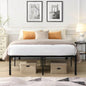 Twin Size Bed Frame, Heavy Duty Metal Bed Frame, Quick Easy Assembly, No Noise, BlackTWIN