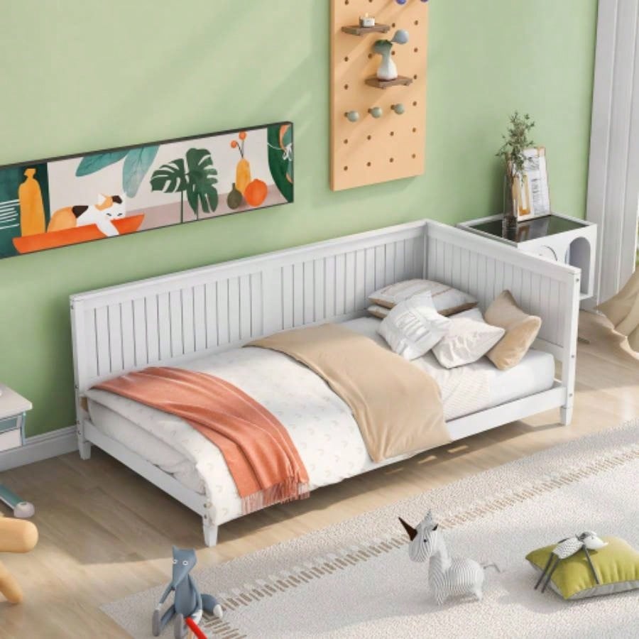 Full Size Wood Daybed/Sofa Bed, Espresso