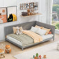 Full Size Wood Daybed/Sofa Bed, Espresso