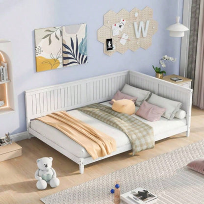 Full Size Wood Daybed/Sofa Bed, Espresso