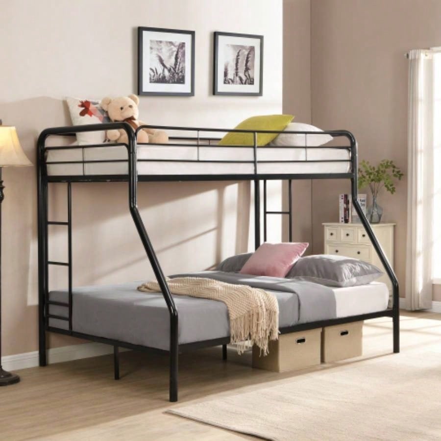 METAL BUNK BED TF BLACK