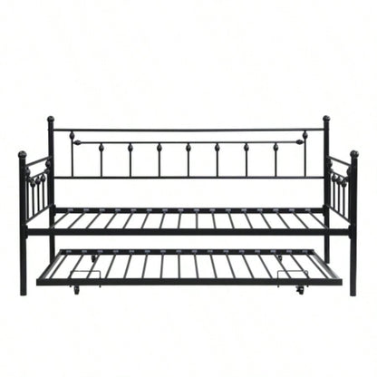 Daybed with trundle BLACK