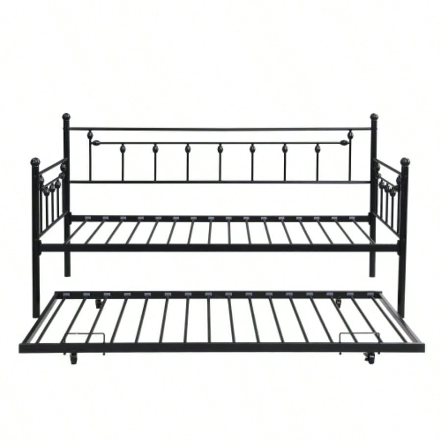 Daybed with trundle BLACK