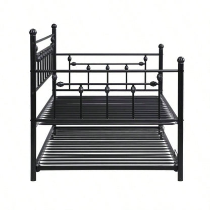 Daybed with trundle BLACK