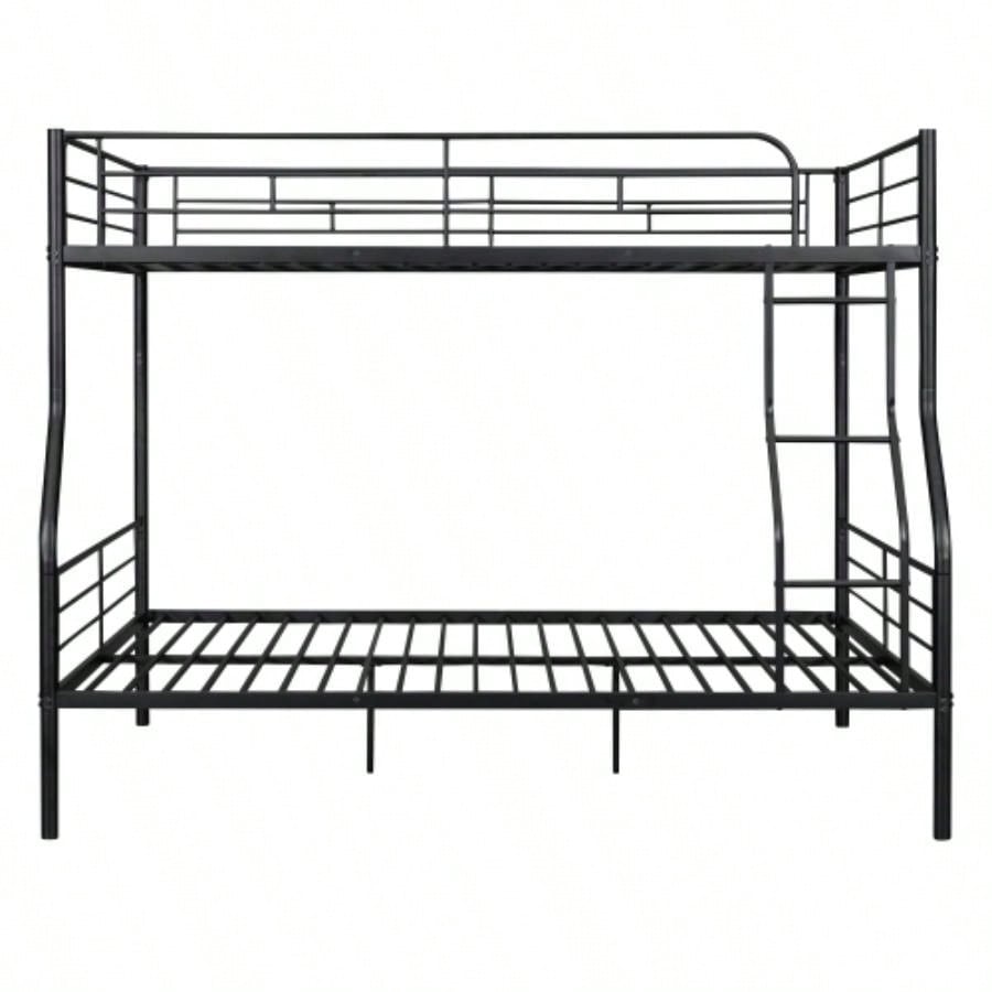Full XL Over Metal Bunk Bed, Black