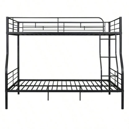Full XL Over Metal Bunk Bed, Black
