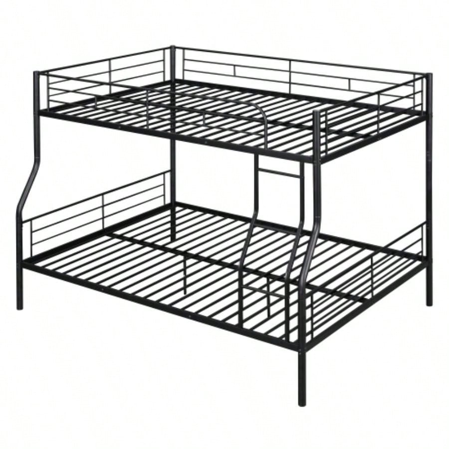 Full XL Over Metal Bunk Bed, Black