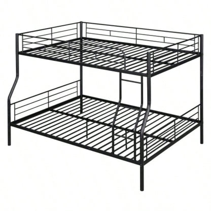 Full XL Over Metal Bunk Bed, Black