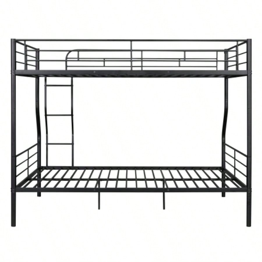 Full XL Over Metal Bunk Bed, Black