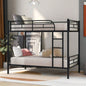 Full XL Over Metal Bunk Bed, Black