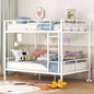 Full XL Over Metal Bunk Bed, Black