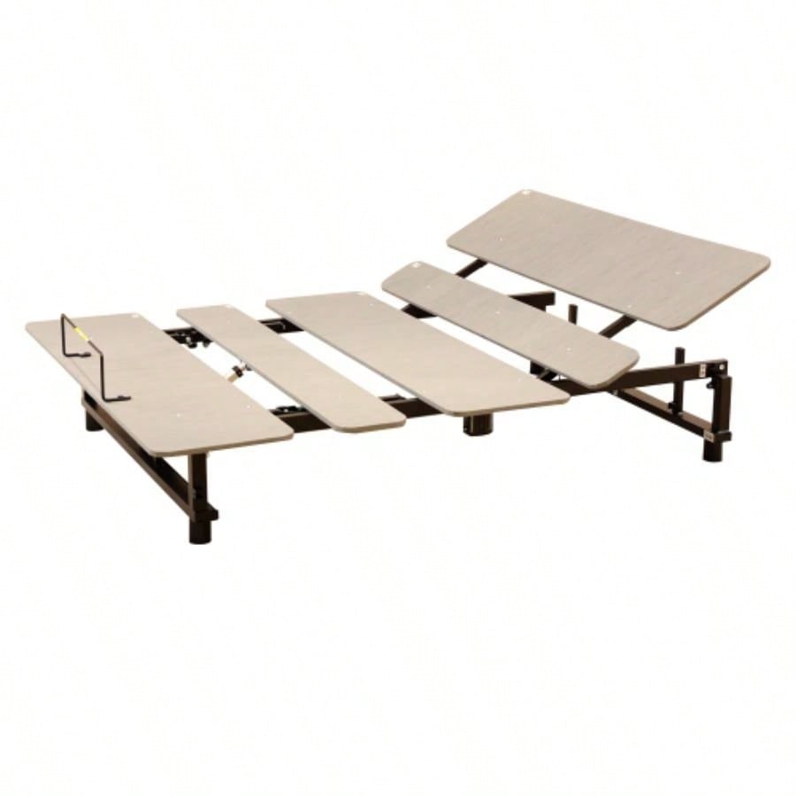 Ergonomic Adjustable Bed Base Size, and Foot Incline, Wireless Remote Control with Quiet Motor