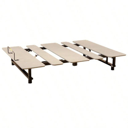 Ergonomic Adjustable Bed Base Size, and Foot Incline, Wireless Remote Control with Quiet Motor