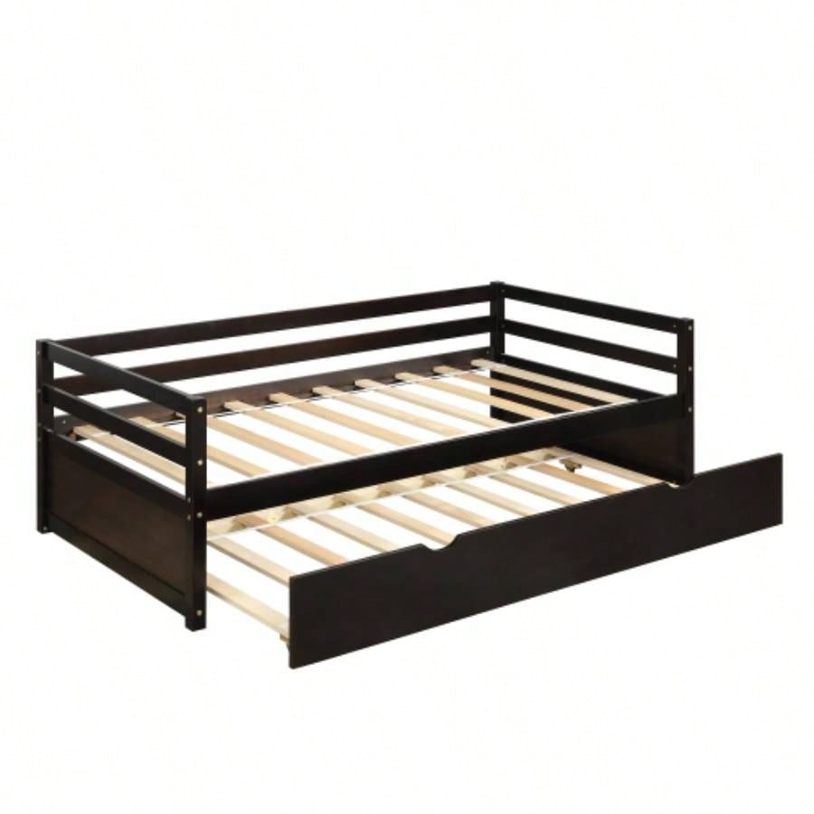 Daybed with Trundle Frame Set, Twin Size, EspressoNew SKU: WF283064AAP
