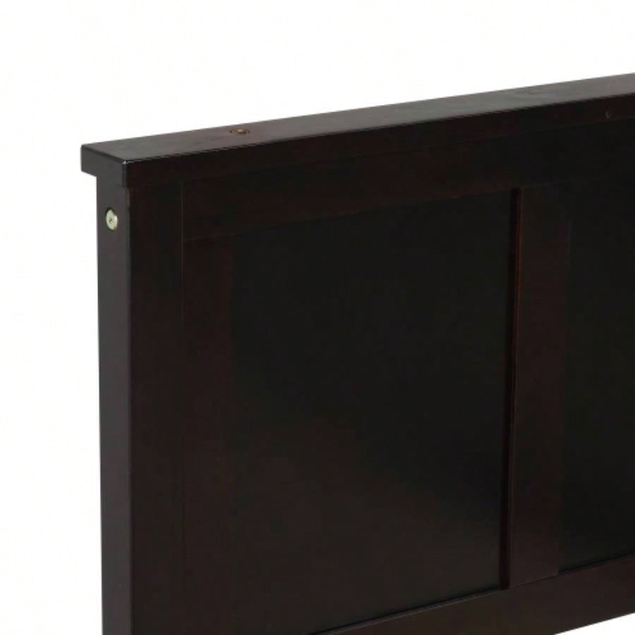 Platform Storage Bed, 2 drawers with wheels, Twin Size Frame, Espresso New SKU: WF283062AAP