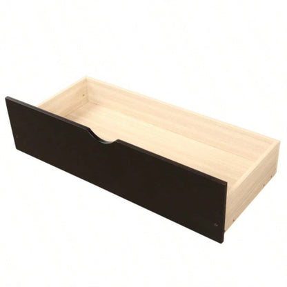 Platform Storage Bed, 2 drawers with wheels, Twin Size Frame, Espresso New SKU: WF283062AAP