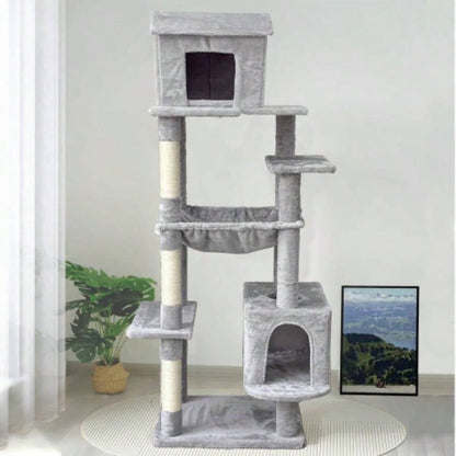 63 Inches Multi - Level Large Tree gray