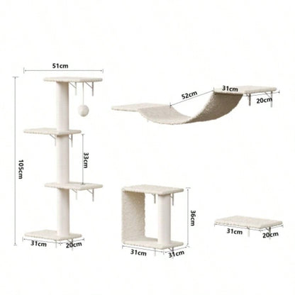 Modern Wall - Mounted Furniture - 4pcs