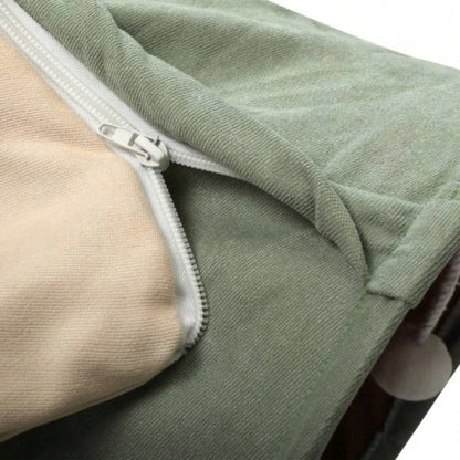 s Telescopic Tunnel Cushioned Bed Pet Nest Teasing Balls Zipper Connection Feline Supplies, Bright Green