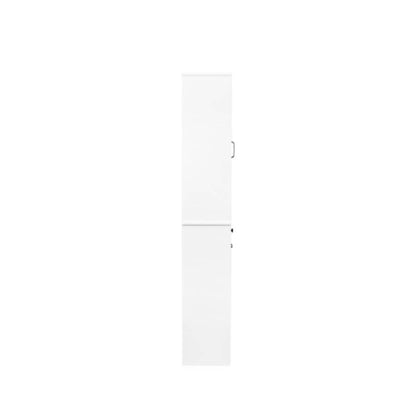 Laundry Cabinet, with 1 Storage cabinet and 1 Drawer - White