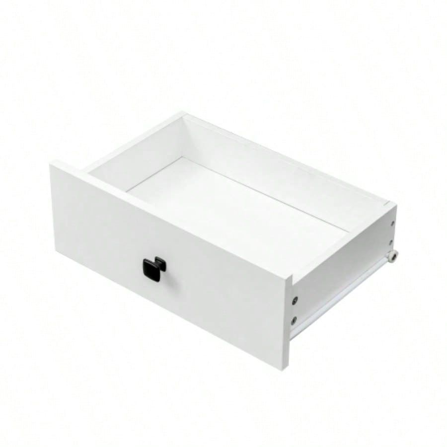 Laundry Cabinet, with 1 Storage cabinet and 1 Drawer - White