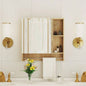 Bathroom Mirror Cabinet Wall Mounted, Medicine Cabinet, Over Toilet Storage Cabinet with Shelves and Towel Rack